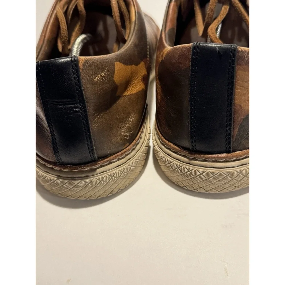 Frye Men's Essex Low Camo Sneakers Brown/Tan Size 11.5
